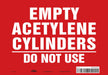 Safety Sign 7 inx10 in Vinyl