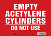 Safety Sign 10 in x 14 in Vinyl