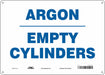 Safety Sign 10 inx14 in Aluminum