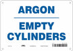 Safety Sign 7 inx10 in Polyethylene