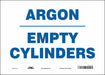 Safety Sign 10 in x 14 in Vinyl