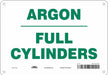 Safety Sign 7 inx10 in Polyethylene
