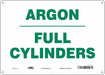 Safety Sign 10 inx14 in Polyethylene