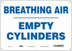 Safety Sign 10 inx14 in Aluminum