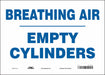 Safety Sign 10 in x 14 in Vinyl