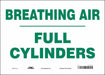 Safety Sign 10 in x 14 in Vinyl