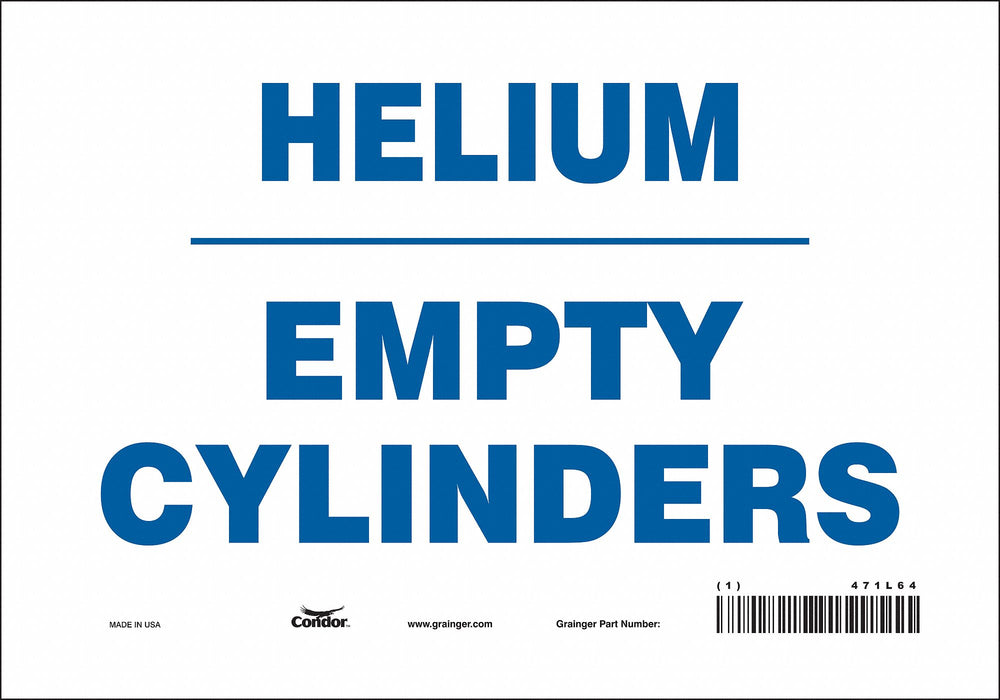 Safety Sign 7 in x 10 in Vinyl