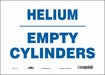 Safety Sign 10 in x 14 in Vinyl