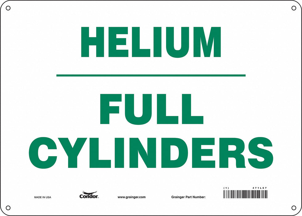 Safety Sign 10 inx14 in Aluminum