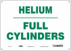 Safety Sign 10 inx14 in Polyethylene