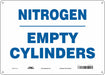 Safety Sign 10 inx14 in Aluminum