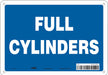 Safety Sign 7 inx10 in Polyethylene