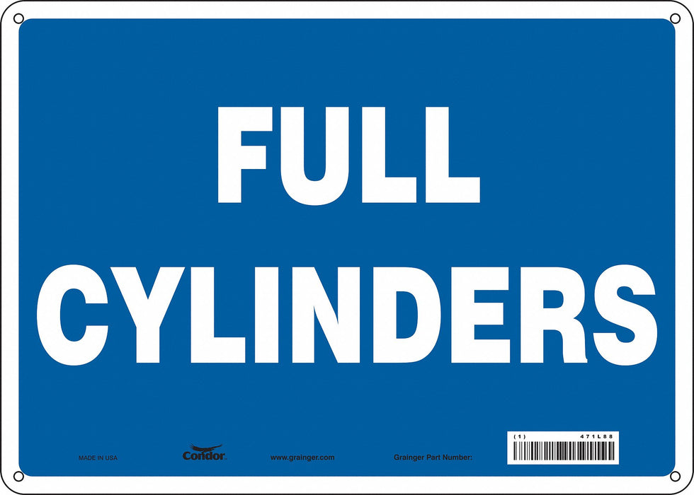 Safety Sign 10 inx14 in Polyethylene