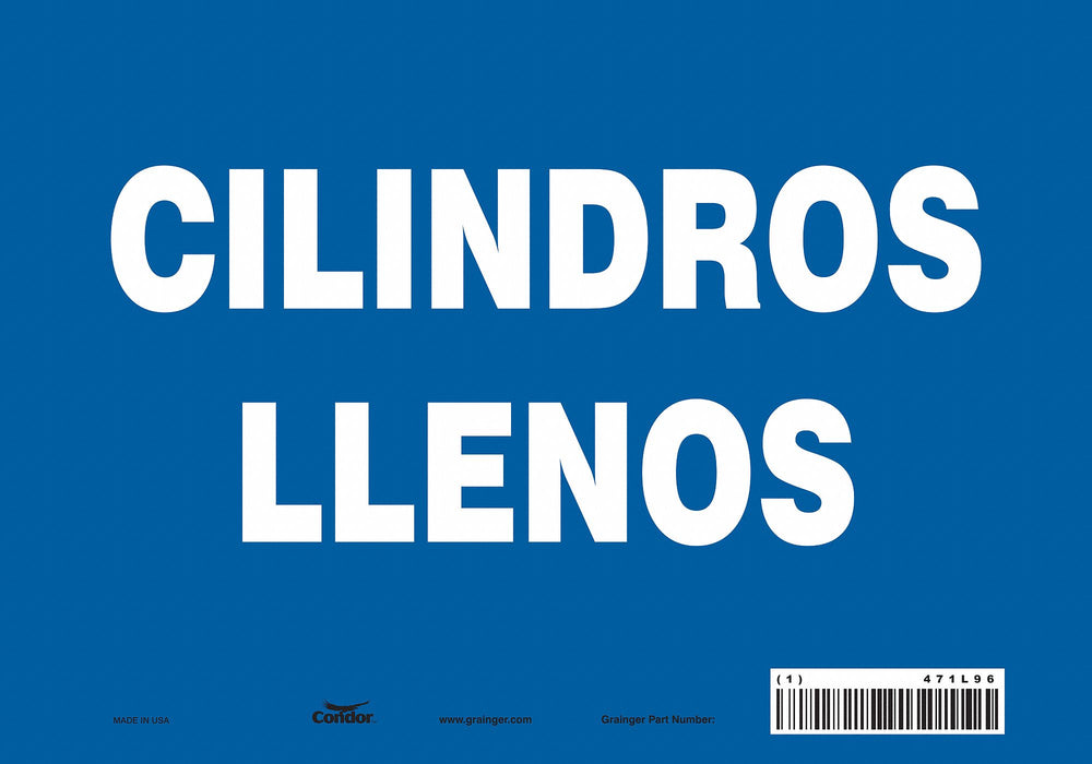 Safety Sign 7 in x 10 in Vinyl