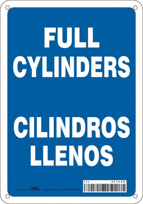Safety Sign 10 inx7 in Aluminum