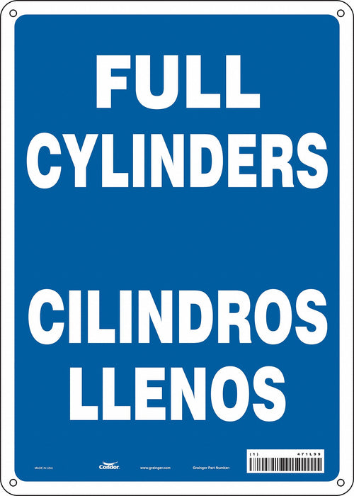 Safety Sign 14 inx10 in Aluminum