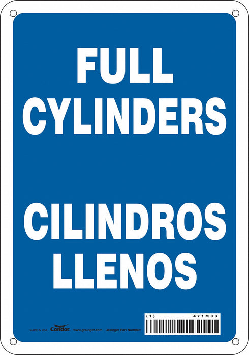 Safety Sign 10 inx7 in Polyethylene
