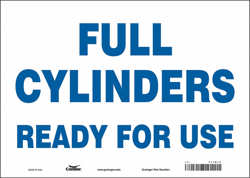 Safety Sign 10 inx14 in Vinyl