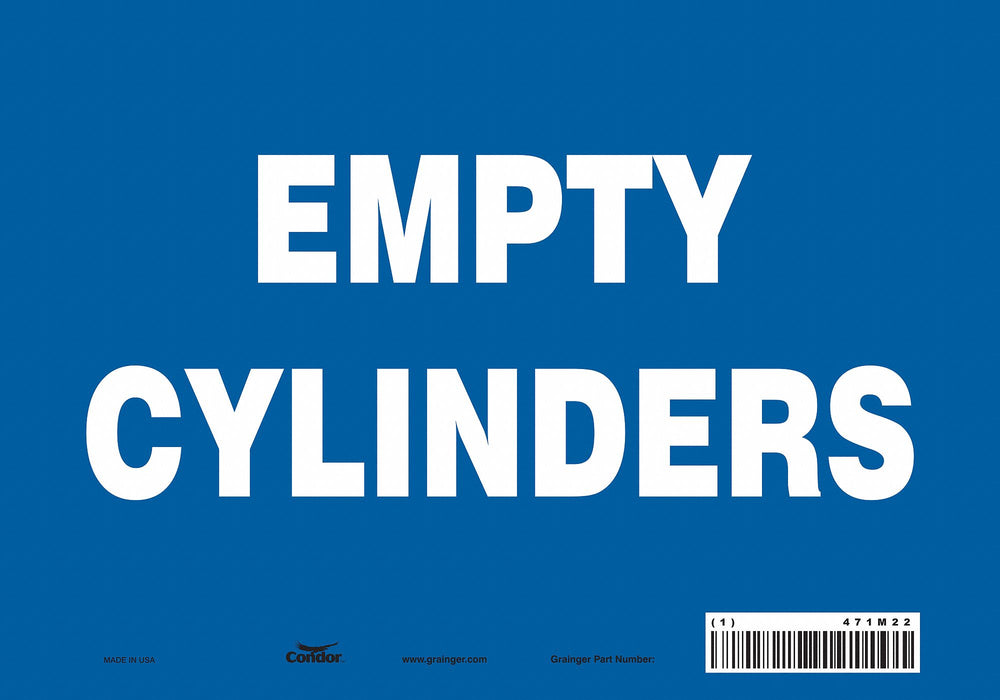 Safety Sign 7 inx10 in Vinyl