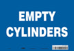 Safety Sign 7 inx10 in Vinyl