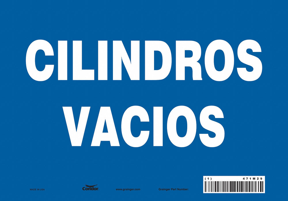 Safety Sign 7 in x 10 in Vinyl