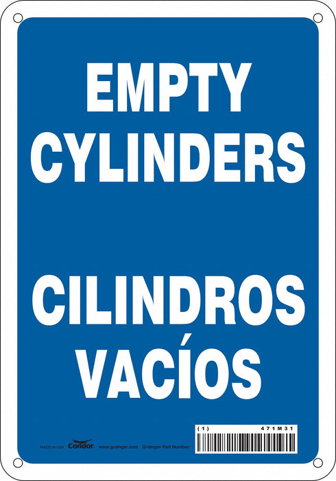 J8583 Safety Sign 10 inx7 in Aluminum