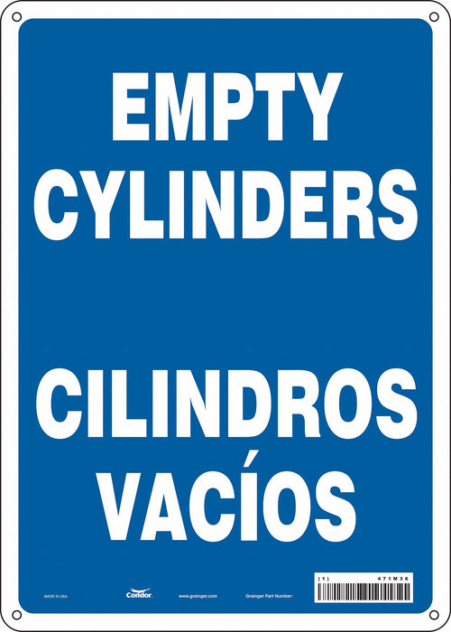 J8583 Safety Sign 14 inx10 in Polyethylene