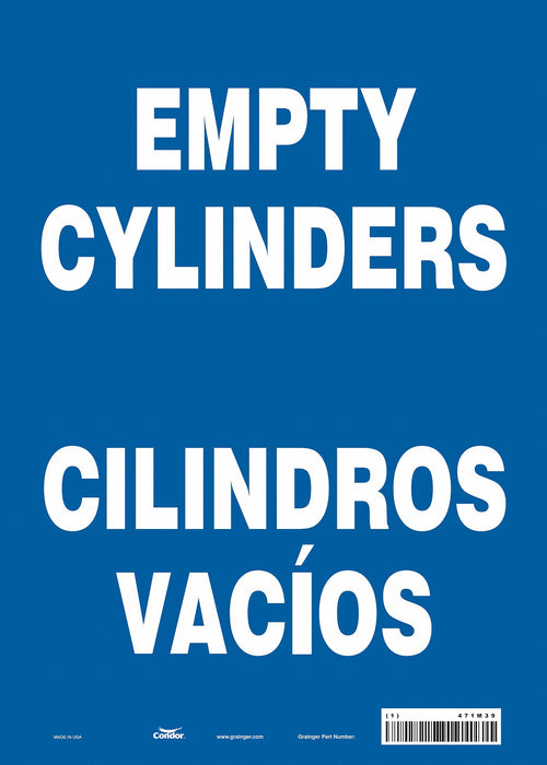J8583 Safety Sign 14 in x 10 in Vinyl