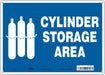 Safety Sign 10 inx14 in Polyethylene