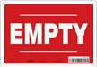Safety Sign 7 inx10 in Polyethylene