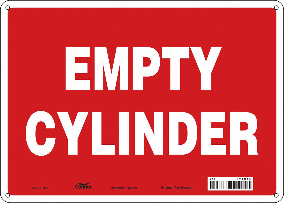 Safety Sign 10 inx14 in Polyethylene