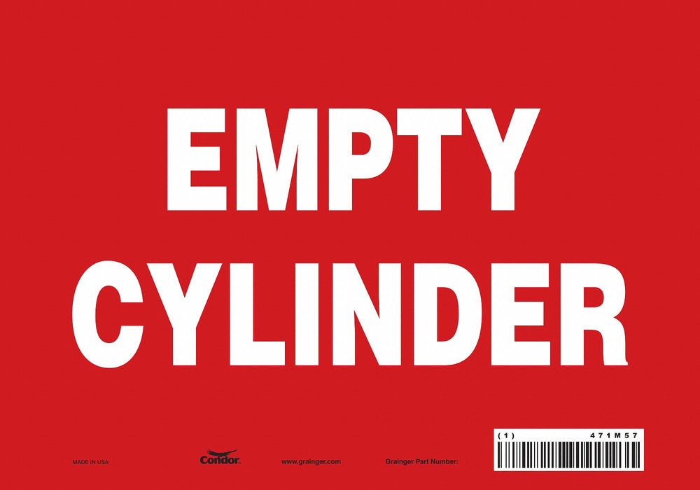 Safety Sign 7 inx10 in Vinyl