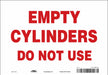 Safety Sign 7 inx10 in Vinyl