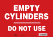 Safety Sign 10 inx14 in Vinyl