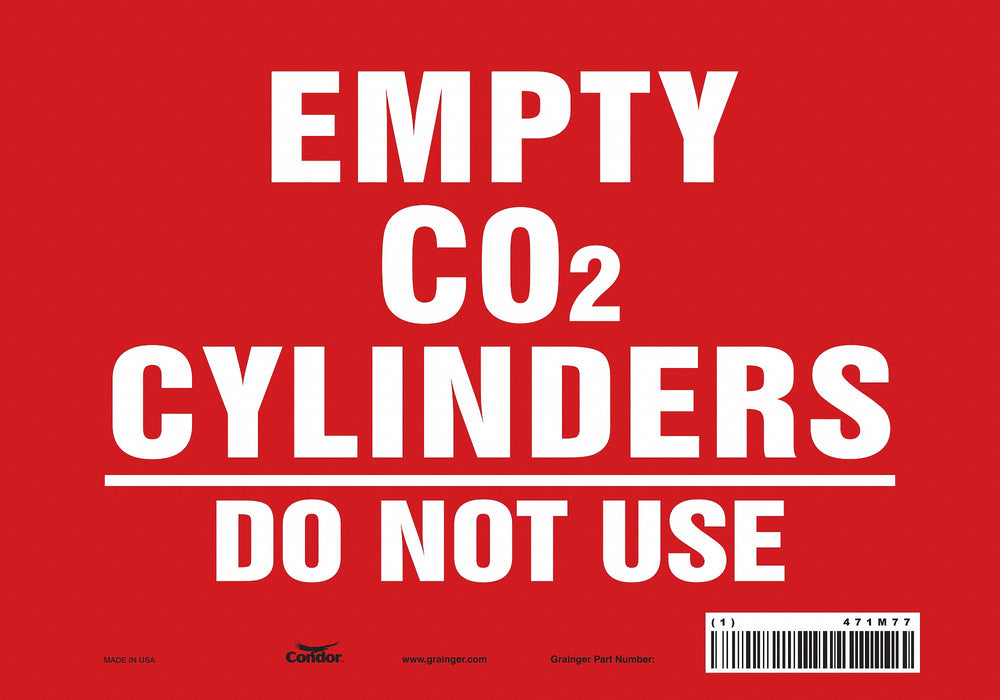 Safety Sign 7 inx10 in Vinyl
