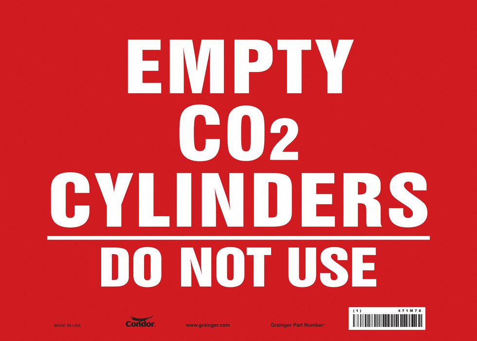 Safety Sign 10 inx14 in Vinyl