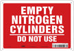 Safety Sign 7 in x 10 in Aluminum