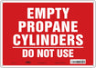 Safety Sign 10 inx14 in Aluminum