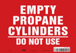 Safety Sign 7 inx10 in Vinyl
