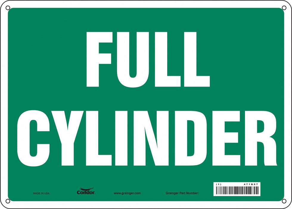 Safety Sign 10 inx14 in Polyethylene