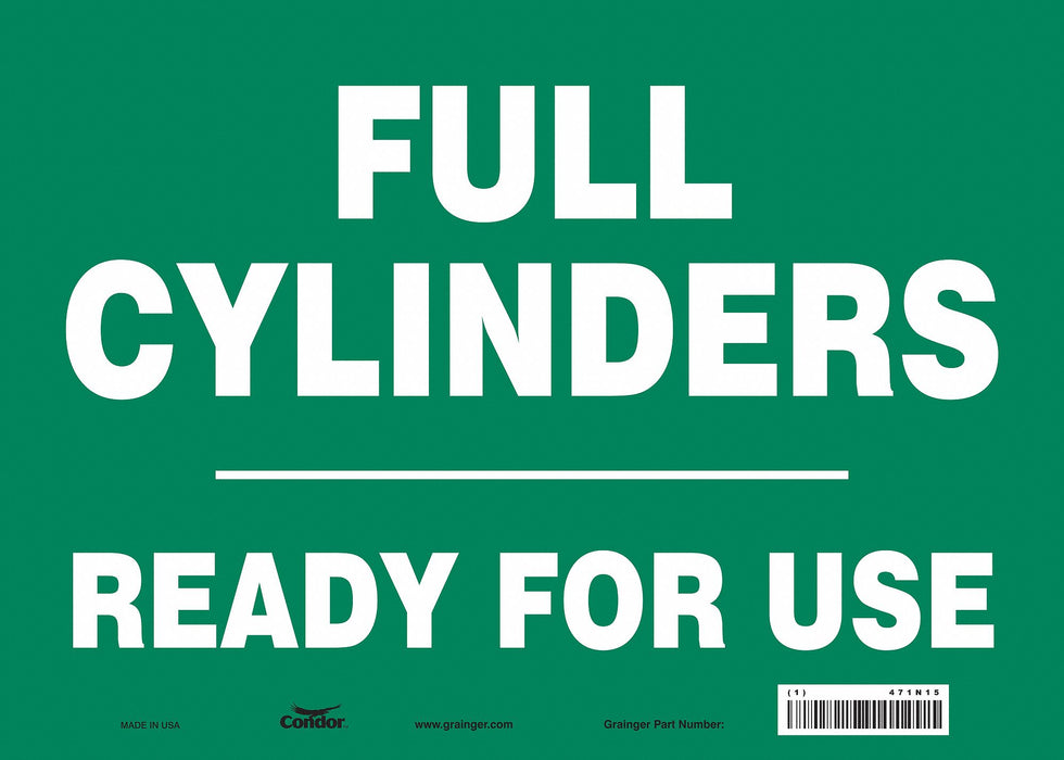 Safety Sign 10 inx14 in Vinyl