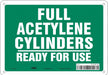 Safety Sign 7 in x 10 in Aluminum