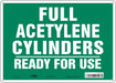 Safety Sign 10 inx14 in Polyethylene