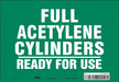 Safety Sign 7 inx10 in Vinyl