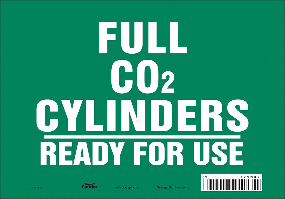 Safety Sign 7 inx10 in Vinyl