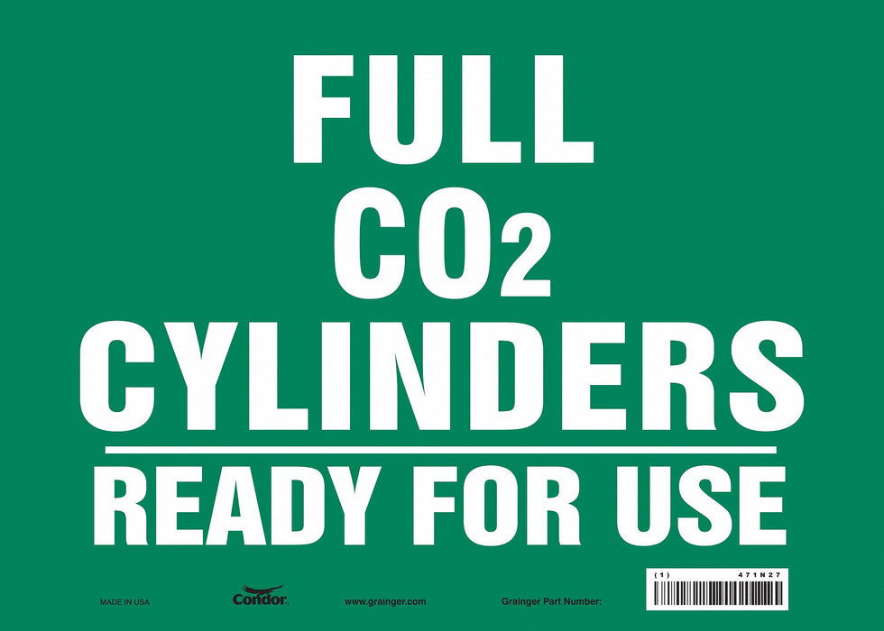Safety Sign 10 inx14 in Vinyl