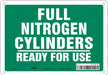Safety Sign 7 inx10 in Polyethylene