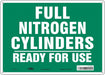 Safety Sign 10 inx14 in Polyethylene