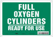J8597 Safety Sign 7 in x 10 in Aluminum