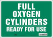 J8597 Safety Sign 10 inx14 in Vinyl